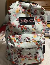Jansport Disney Superbreak Collaboration Backpack Flower Mickey Minnie 2017 picture