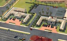 Postcard FL West Palm Beach Mount Vernon Motor Lodge Linen Vintage PC f5177 picture