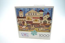 Charles Wysocki Victorian Street 1000 Piece Puzzle Complete picture