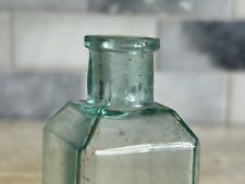 1890’s AQUA Schoolhouse INK Tooled Top Bottle picture