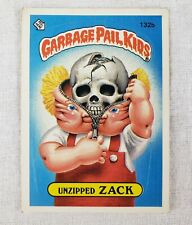 Vintage 1986 Topps Garbage Pail Kids Stickers Unzipped Zack #132b GPK picture