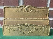 Tiffany Studios Louis XVI paper rack, circa 1910, gold dore over bronze, #1826, picture