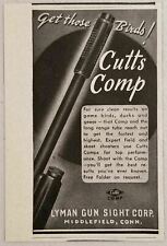 1949 Print Ad Cutts Comp for Shotguns Lyman Gun Sights Middlefield,CT picture