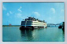 St Louis MO-Missouri, S.S. Admiral Steamer, Mississippi River Vintage Postcard picture