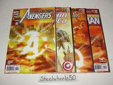Avengers Fantastic Four Iron Man Captain America #1 Sunburst Variant Comic 1998 picture