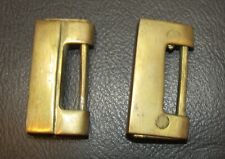 2 Antique 1920s Solid Brass Small 1.75