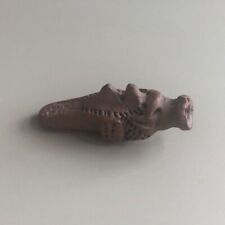 Vintage handmade clay dragon wistle 2 1/4