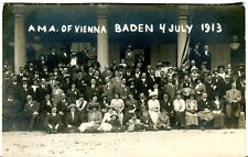 Austria Baden - 4 July 1913 American Medical Association of Vienna Meeting PPC picture
