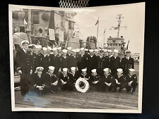 WWII ? U.S.S. Haw AMS-17 Minesweeper photograph U.S. Navy sailors photo USN picture