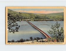 Postcard Bird's Eye View of Rockville Bridge Harrisburg Pennsylvania USA picture
