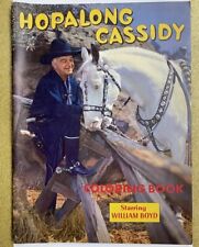 Super 50s HOPALONG CASSIDY COLORING BOOK  W BOYD western comic EXCELLENT 48p picture