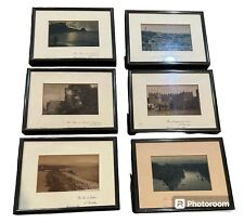 Lot Of 6 Antique Orig Photogravures Of the Holy Land By S. Narinski, Framed NICE picture