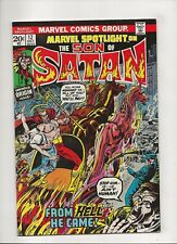 Marvel Spotlight #12 (1973) 2nd App, Origin Son Of Satan High Grade VF 8.0 picture