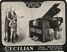 1903 THE CECILIAN PIANO PLAYER FARRAND ORGAN CO DETROIT MICHIGAN PRINT AD Z2513 picture