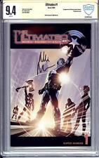 Ultimates #1 CBCS 9.4 Signed by MARK MILLAR 1st Ultimate Capt America Key 3 picture