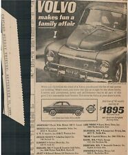 1960 Volvo PV544 Sport Sedan Car Automobile Newspaper clipped ad 8x5