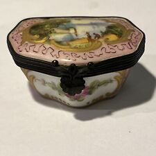 Antique French Sevres Trinket Box Signed  1765 18th Century Stunning picture