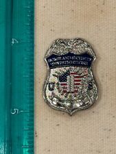 EXTREMELY RARE HOMELAND 9/11 MEMORIAL TWIN TOWERS BADGE PIN FBI DEA picture