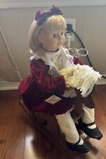 Vintage 1996  Telco Motionette Doll On Rocking Horse  picture