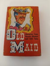 Vintage Old Maid Cards E E Fairchild  Instruction Card Black Sambo & Fairy Tales picture