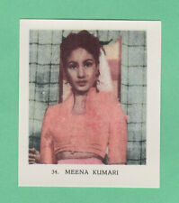 Early 50's  Meena # 34  Val Gum Film Card  Bollywood Star Nrmint-mt Super Rare picture