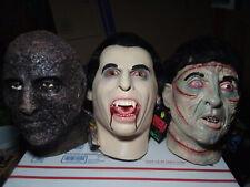 Hammer Dracula Mummy Frankenstein mask lot no Don Post Distortions topstone picture