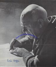 Eric Hoffer Signed Photo - American Philosopher picture