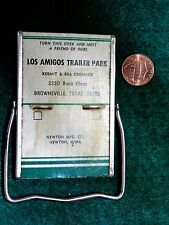 1940s-50s Los Amigos Trailer Park, Advertising Mirror, Brownsville, TX Kermit picture