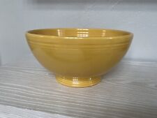 Vintage Fiesta YELLOW Large Footed Salad Fruit Punch Bowl  Homer Laughlin 1930s picture