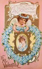1909 Valentines Day Greeting Picture Postcard ~ To My Valentine ~ #-5135 picture