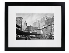 1941 Lower Manhattan New York City Retro Vintage Matted & Framed Picture Photo picture