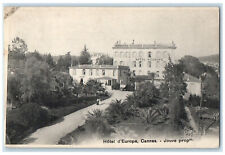 1909 Small Pathway to Hotel D'Europe Cannes France Antique Posted Postcard picture
