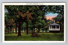 Kankakee IL-Illinois, City Park, Antique, Vintage Souvenir Postcard picture