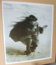 Hawaii  SIGNED HULA GIRL ART PHOTO PRINT by Kim Taylor Reece Personalized Matted picture