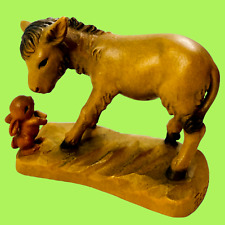 Ferrandiz Anri Nativity Wood Carving Donkey Figurine Vintage Replacement HTF 3