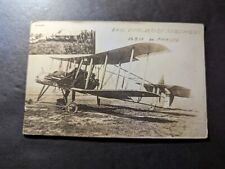 Mint Germany Aviation RPPC WWI Postcard English Fighter Shot Down at Fournes picture