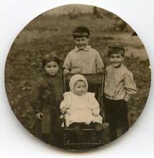 F73 Vtg Photo FOUR BEAUTIFUL CHILDREN, Early 1900's picture
