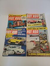 Lot of 4 Hot Rod Magazines 1954 1961 1983 Camaro Firebird Roadsters Drag Vtg picture