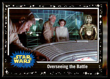 2017 Topps Star Wars Journey to The Last Jedi BLACK #28 Overseeing the Battle picture