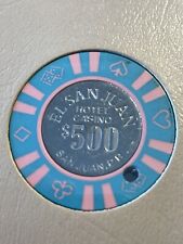 $500 El San Juan Puerto Rico Casino Chip ESJ-500a ***Rare*** picture