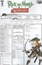 Rick and Morty vs. Dungeons and Dragons #2B Little Character Sheet VF 2018 picture