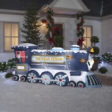9' GEMMY POLAR EXPRESS TRAIN Airblown Yard Inflatable TOM HANKS picture