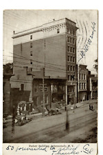 Parker Building-Street Scene-Schenectady-New York-Vintage 1906 Postcard picture