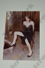 curvy mature woman in nightgown candid Vintage  Photograph at picture