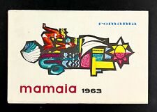1963 Romania Mamaia Vintage Travel Brochure Map Rumania People's Republic Guide picture