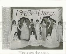 1962 Press Photo 1963 Yucca Beauties at North Texas State University in Denton picture