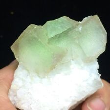 172g Rare Beauty green Cube Fluorite Crystal Mineral Specimen/China picture