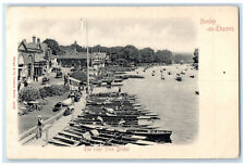 c1905 The River from Bridge Henley-on-Thames Oxfordshire England Postcard picture