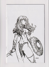 Unbreakable Red Sonja #3 (1:15 Incentive) David Finch B&W Virgin Variant - 2023 picture