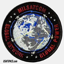 USSF MILSATCOM-MILITARY SATELLITE COMMUNICATIONS DIRECTORATE-DOD USAF- VEL PATCH picture